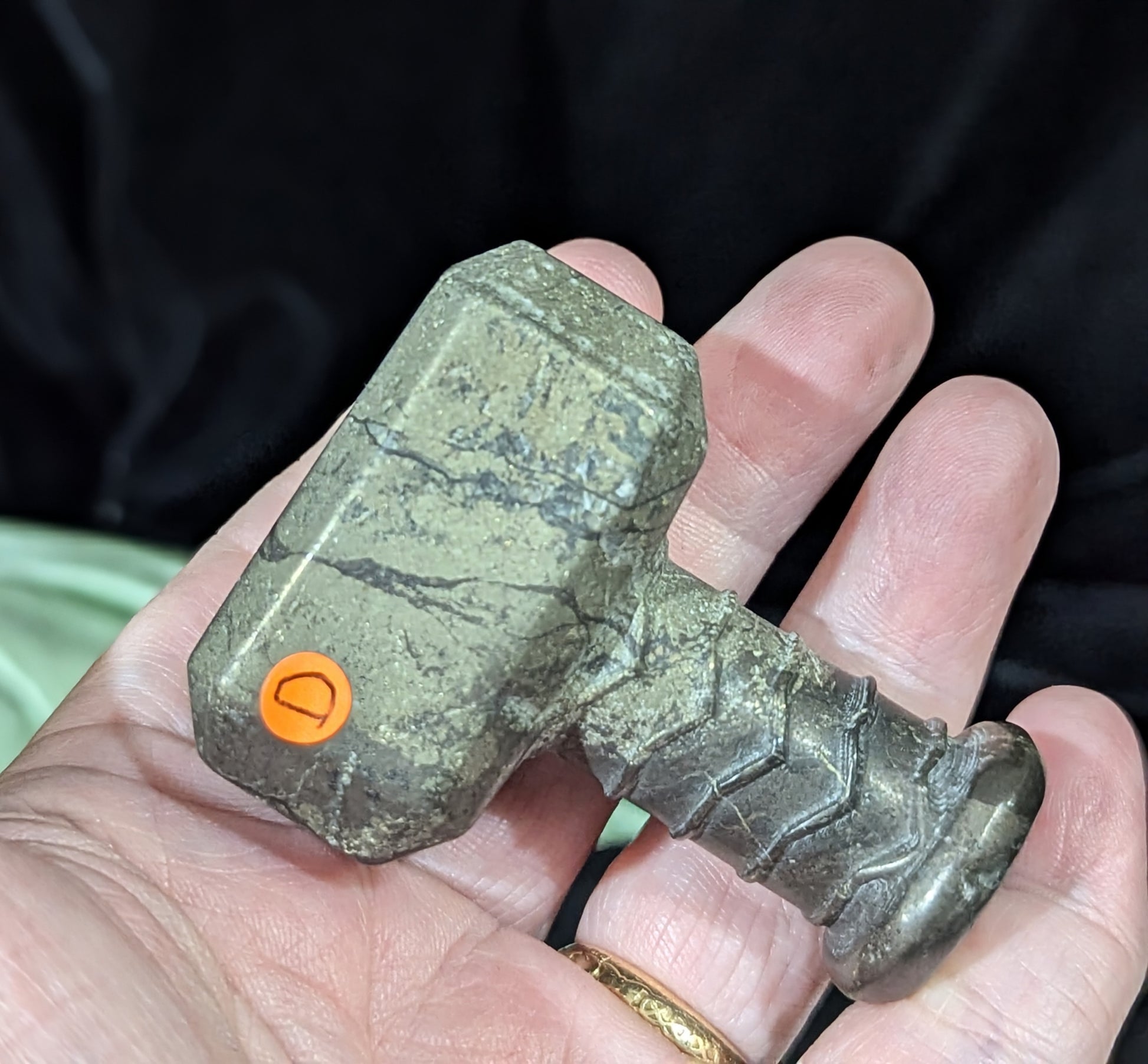 Pyrite Thor's Hammer
