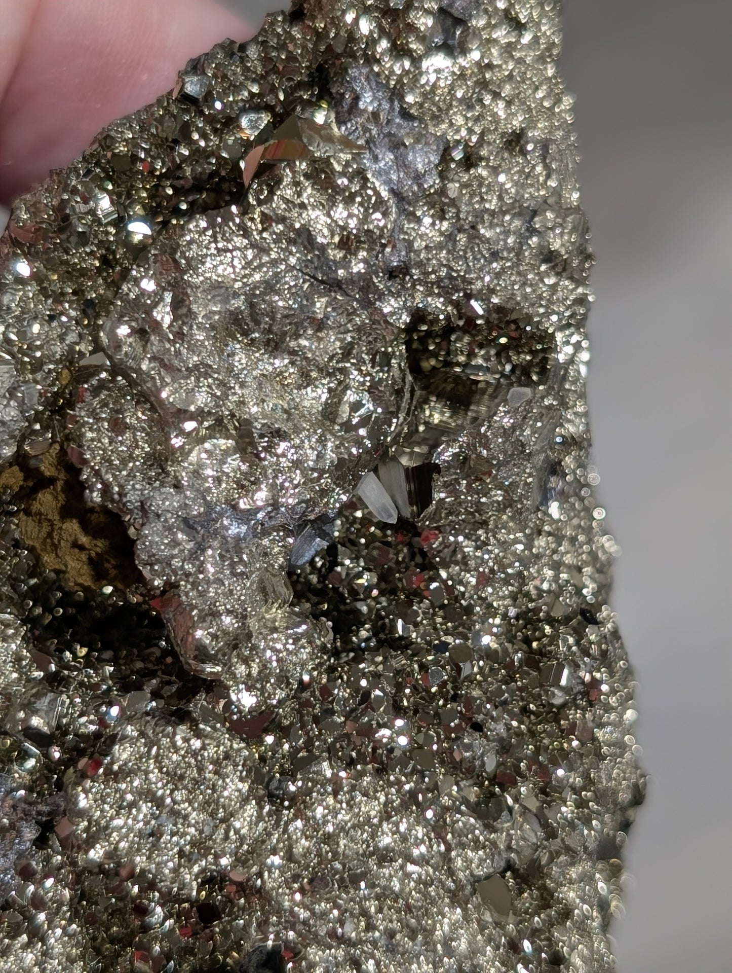 Pyrite in Matrix with Galena Specimen
