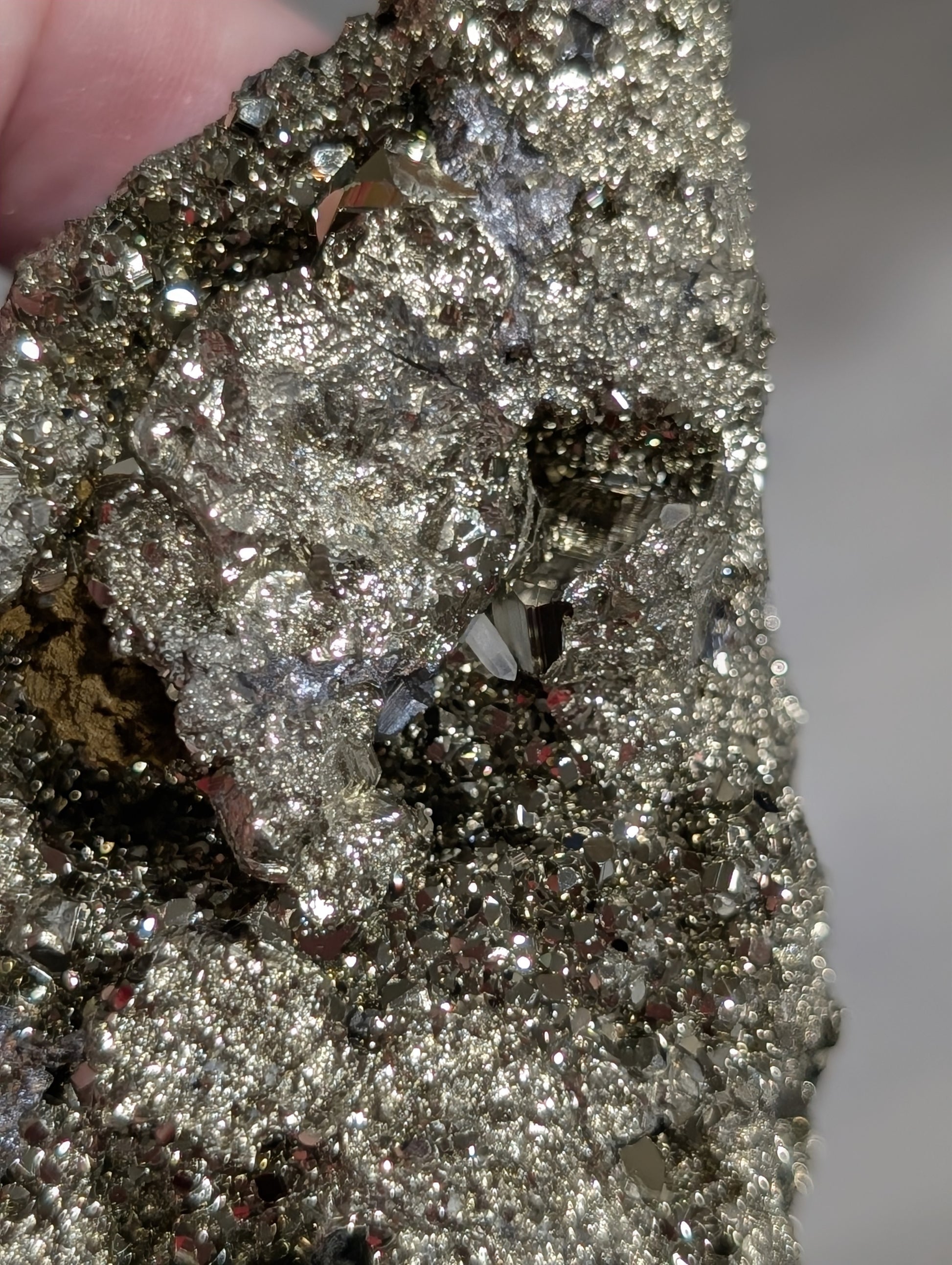 Pyrite in Matrix with Galena Specimen