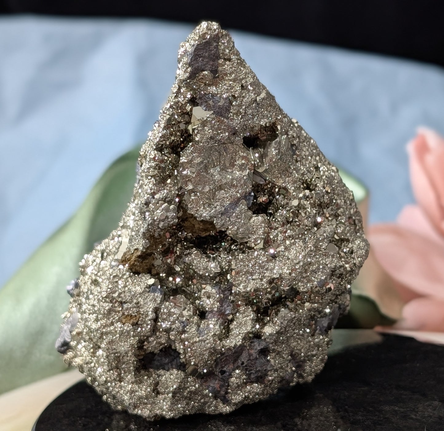 Pyrite in Matrix with Galena Specimen