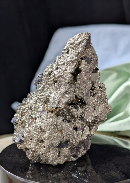 Pyrite in Matrix with Galena Specimen