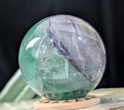 Rainbow Fluorite Sphere