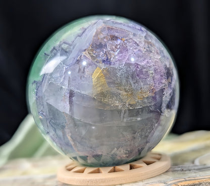 Rainbow Fluorite Sphere