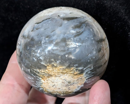 Rainbow Plume Agate Sphere