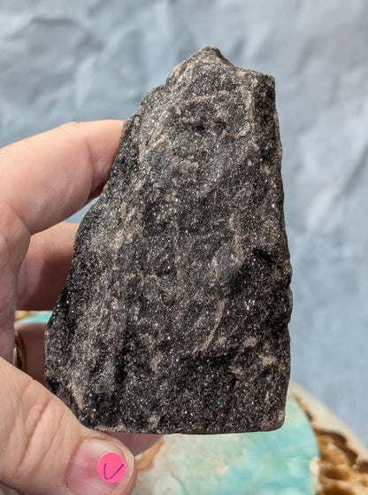 Raw Biotite Mica Cut Base Freeform