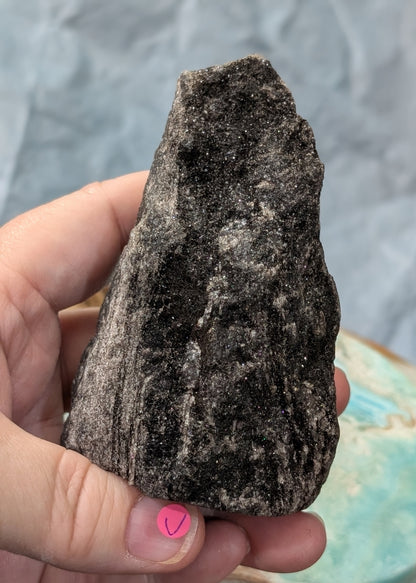 Raw Biotite Mica Cut Base Freeform