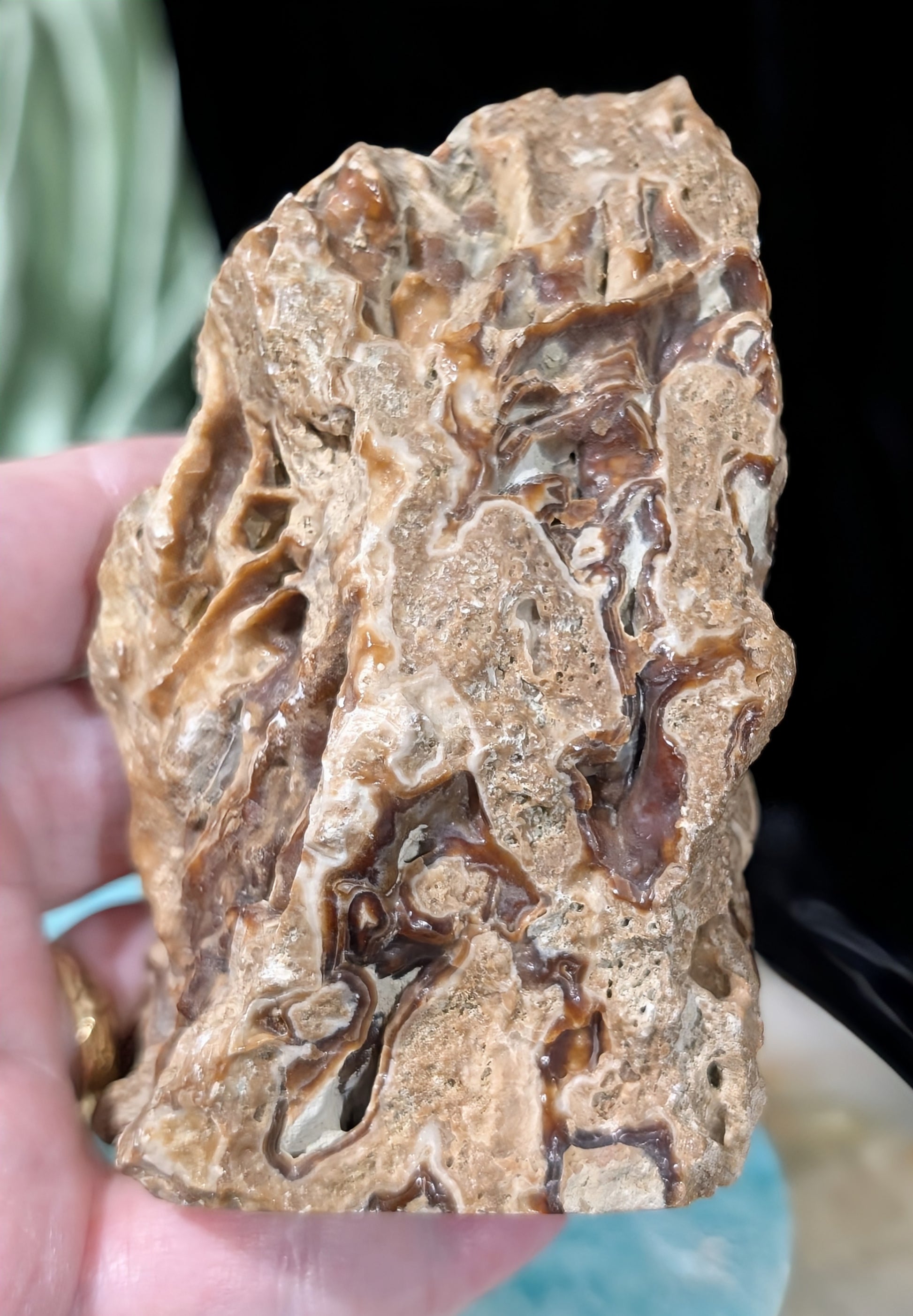 Raw Chocolate Calcite Freeform