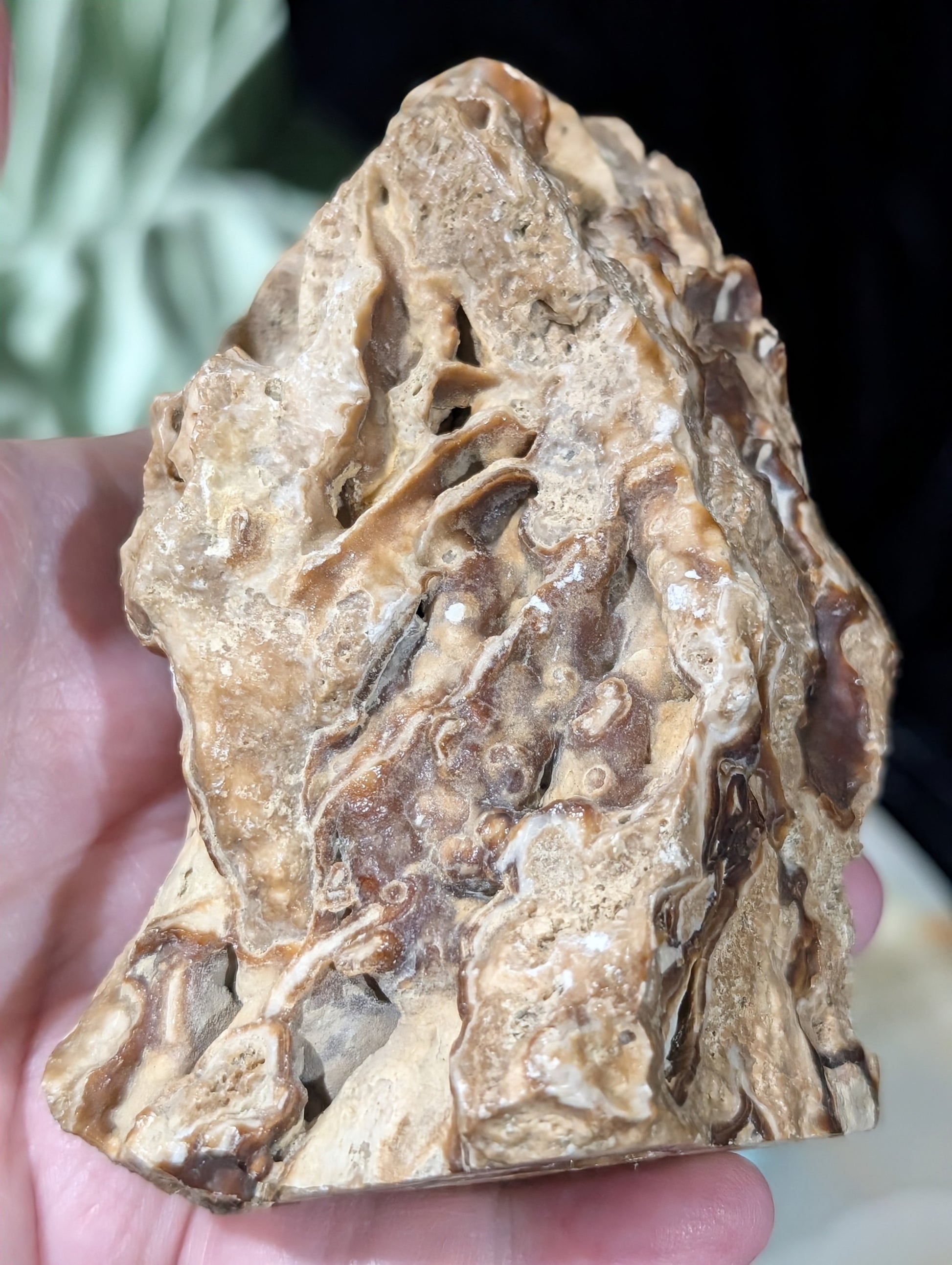 Raw Chocolate Calcite Freeform