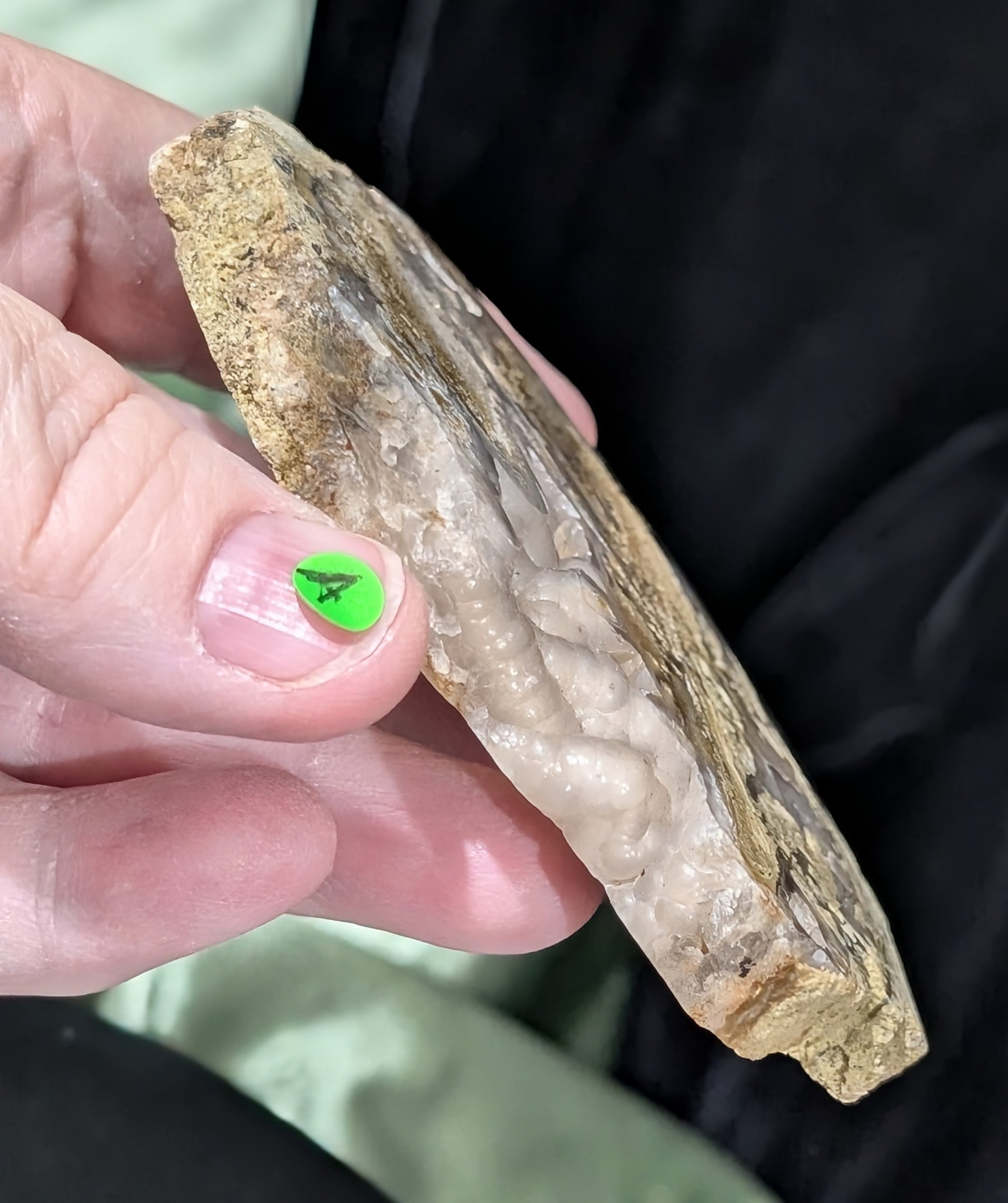 Raw Edge Moss Agate Slab