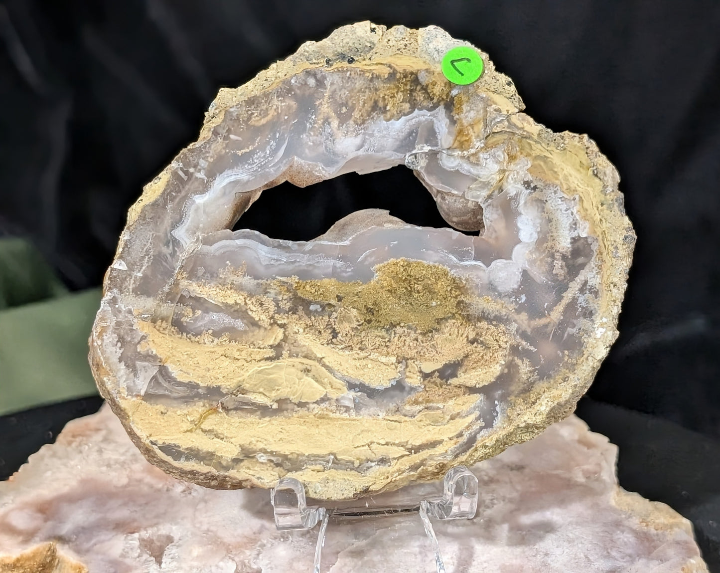 Raw Edge Moss Agate Slab