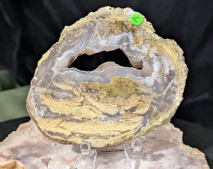 Raw Edge Moss Agate Slab