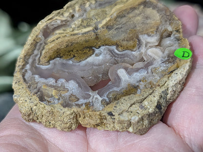 Raw Edge Moss Agate Slab