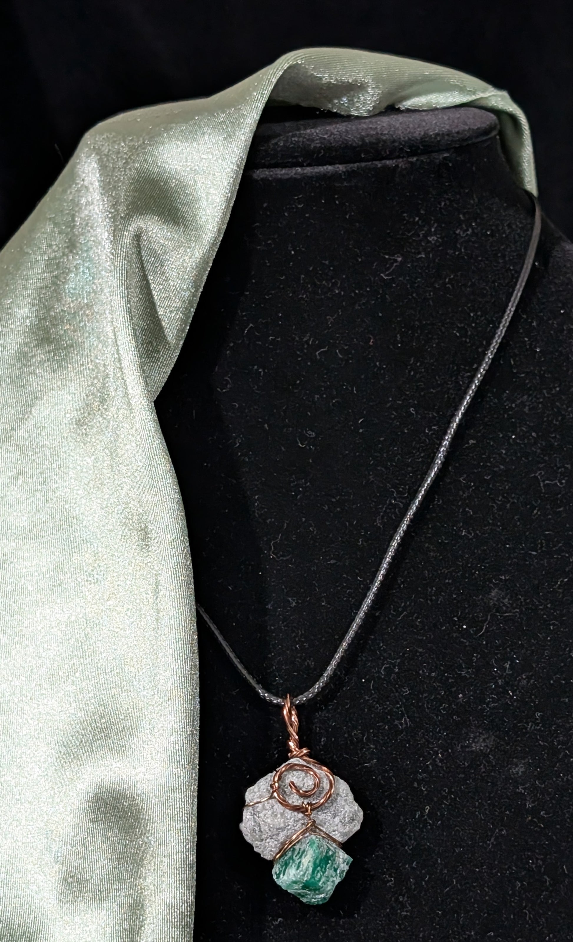 Raw Emerald Pendant