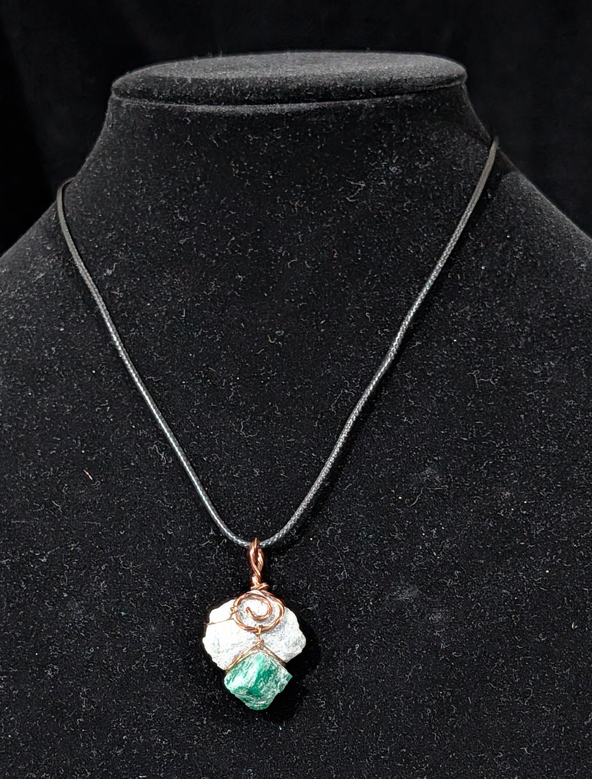 Raw Emerald Pendant