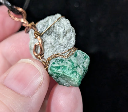 Raw Emerald Pendant