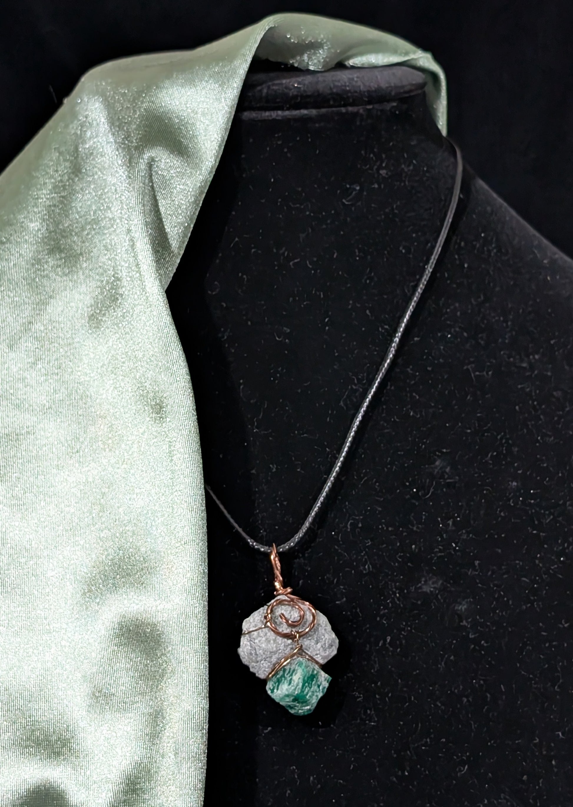Raw Emerald Pendant