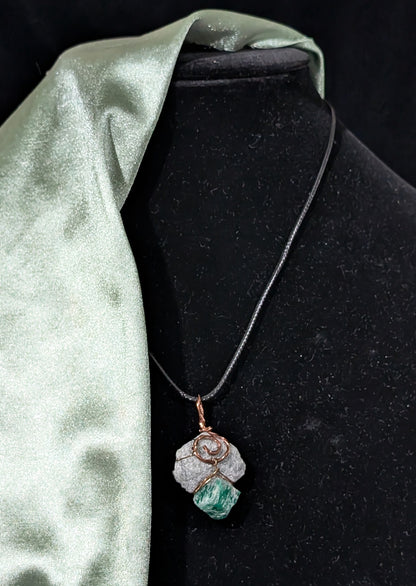 Raw Emerald Pendant