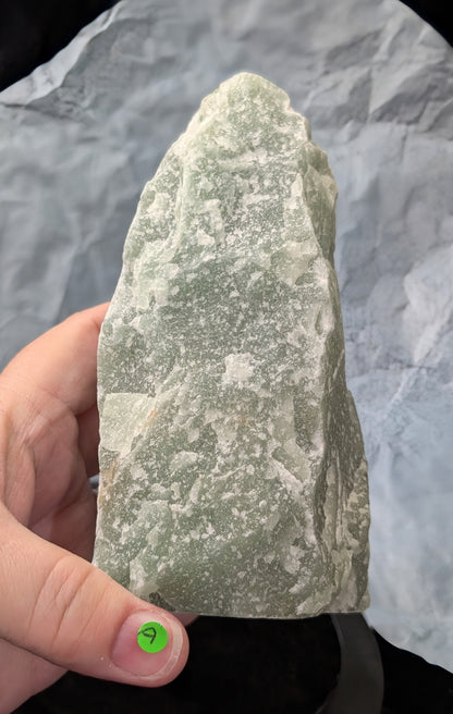 Raw Green Aventurine Tower