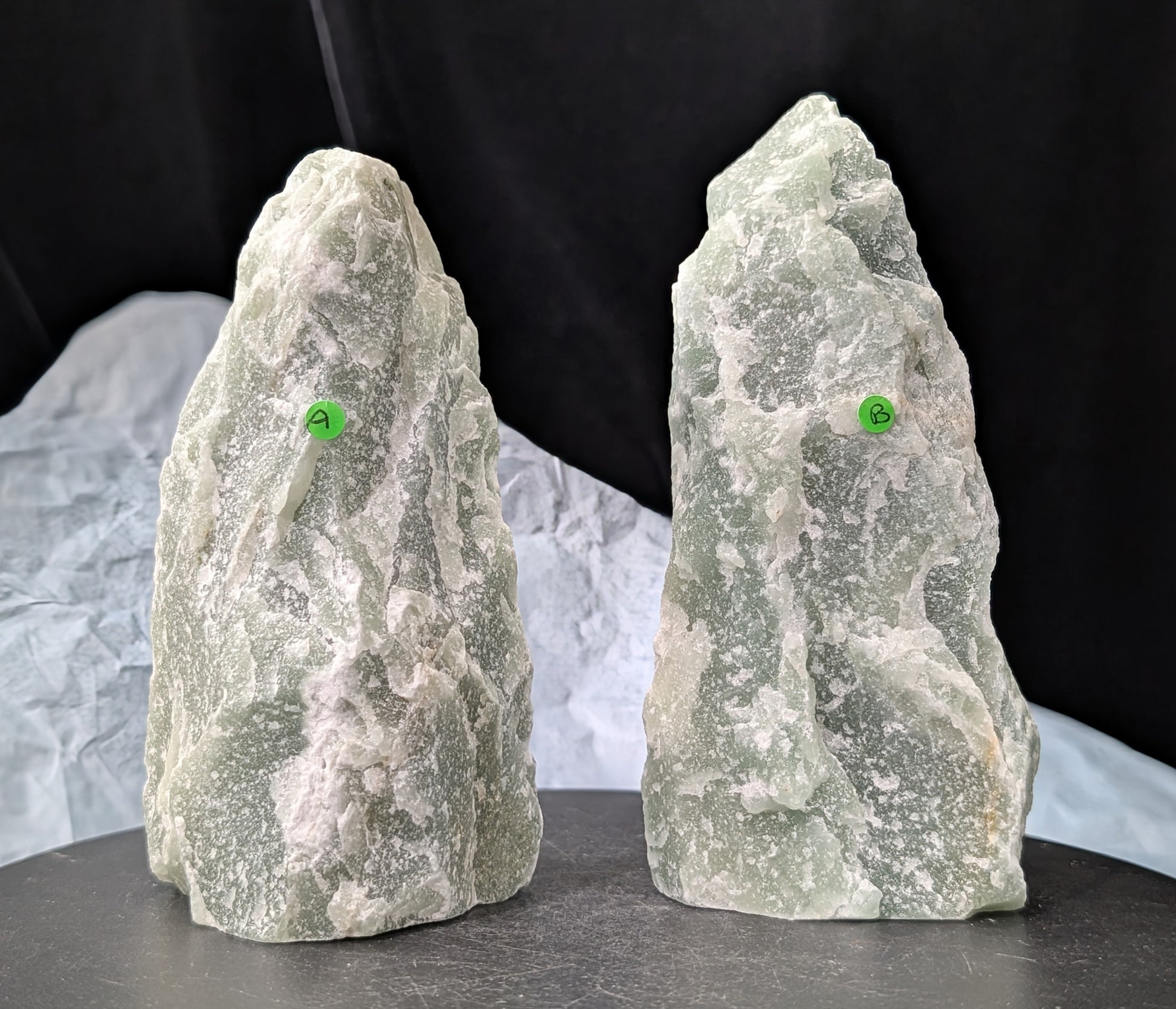 Raw Green Aventurine Towers