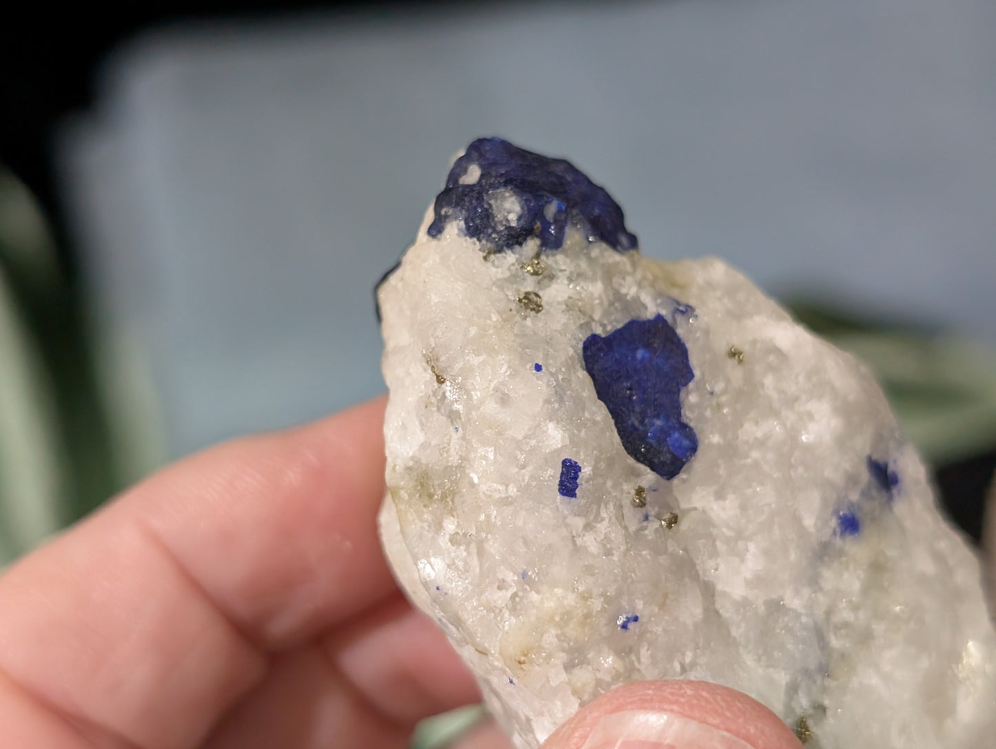 Raw Lazurite on Matrix Specimen