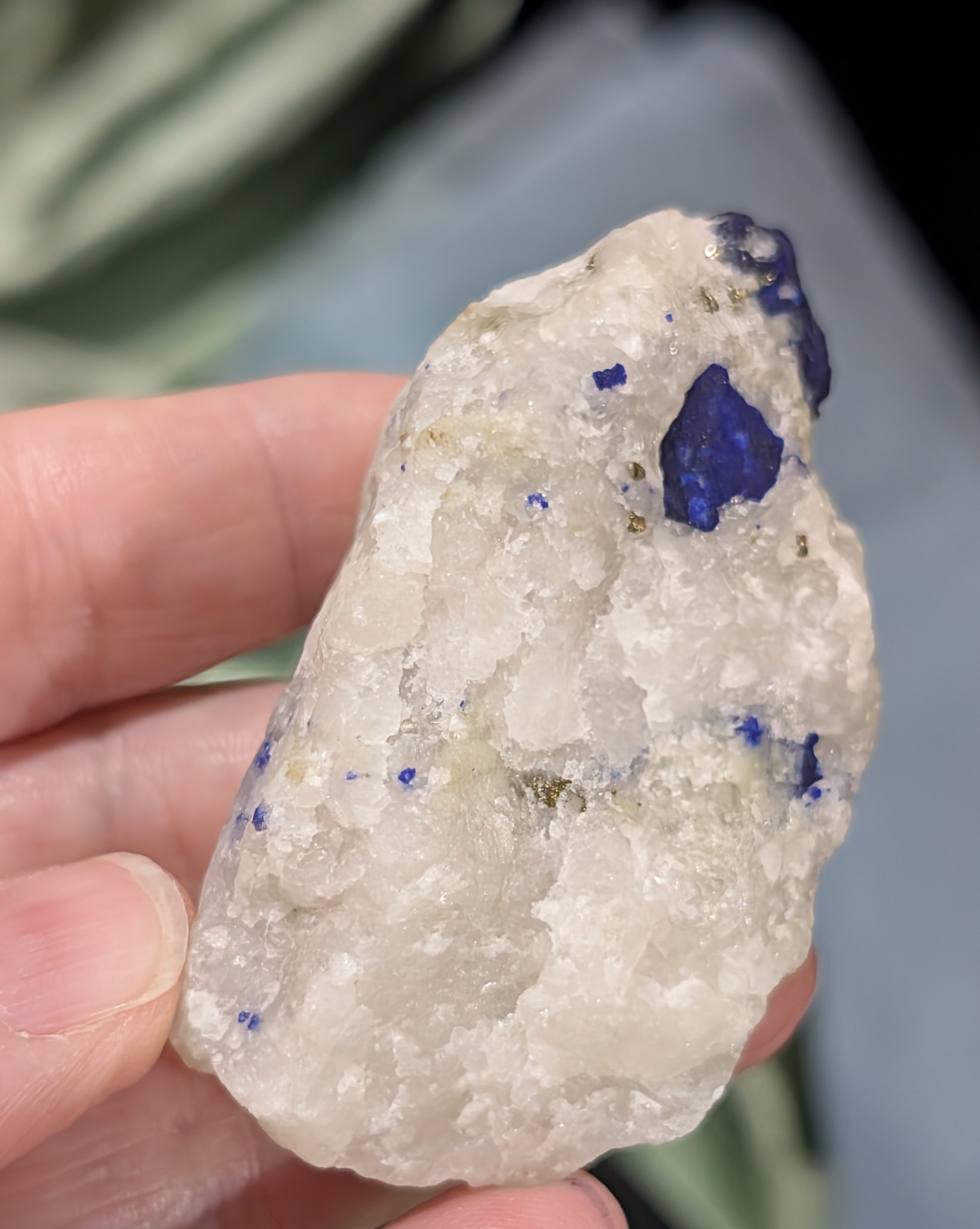 Raw Lazurite on Matrix Specimen