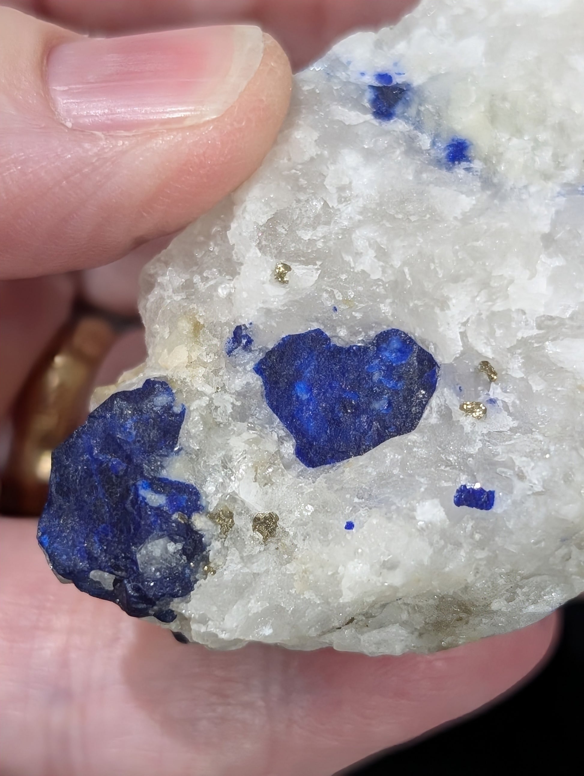 Raw Lazurite on Matrix Specimen