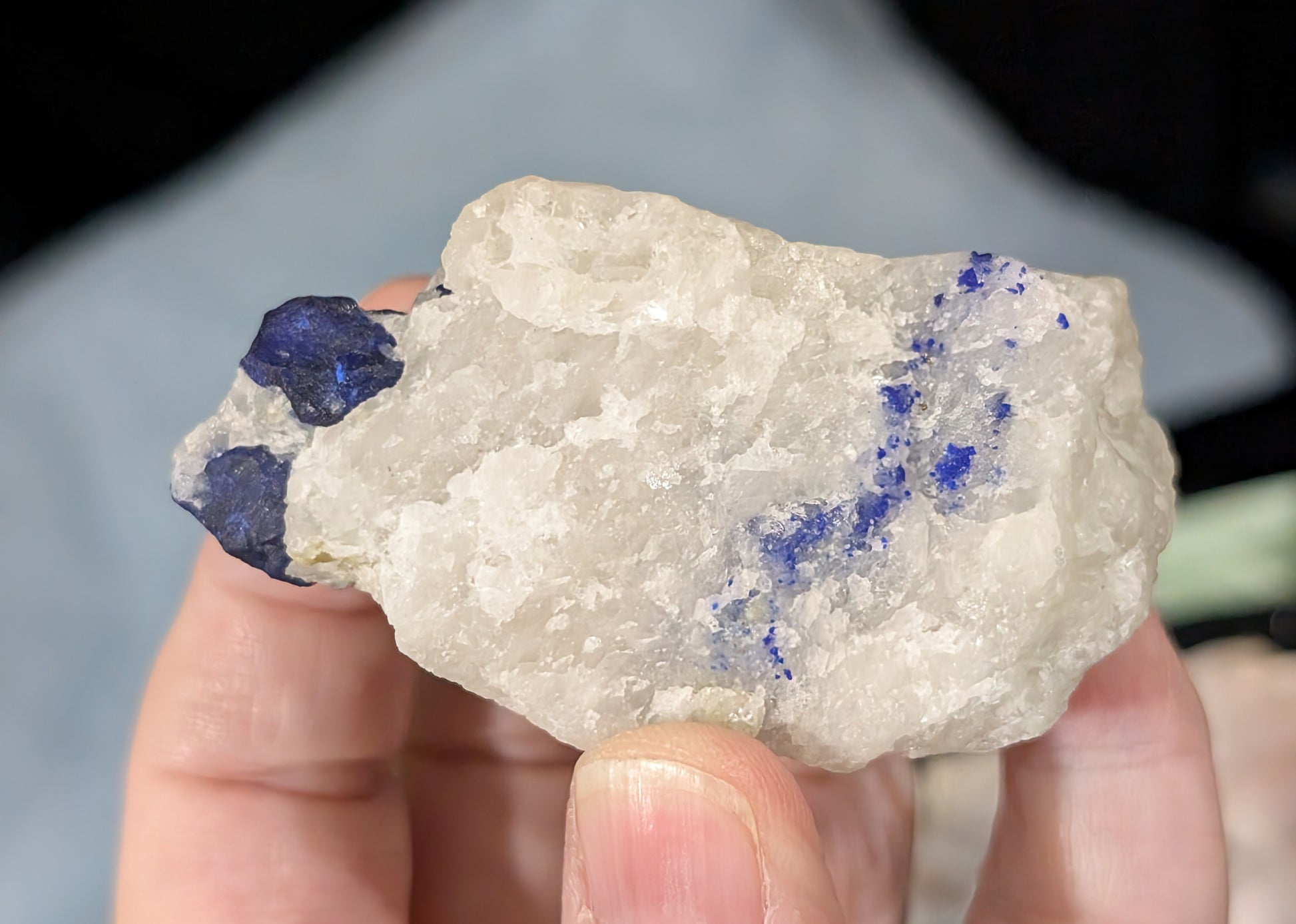 Raw Lazurite on Matrix Specimen