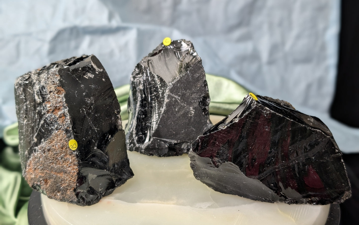 Raw Natural Obsidian Chunks