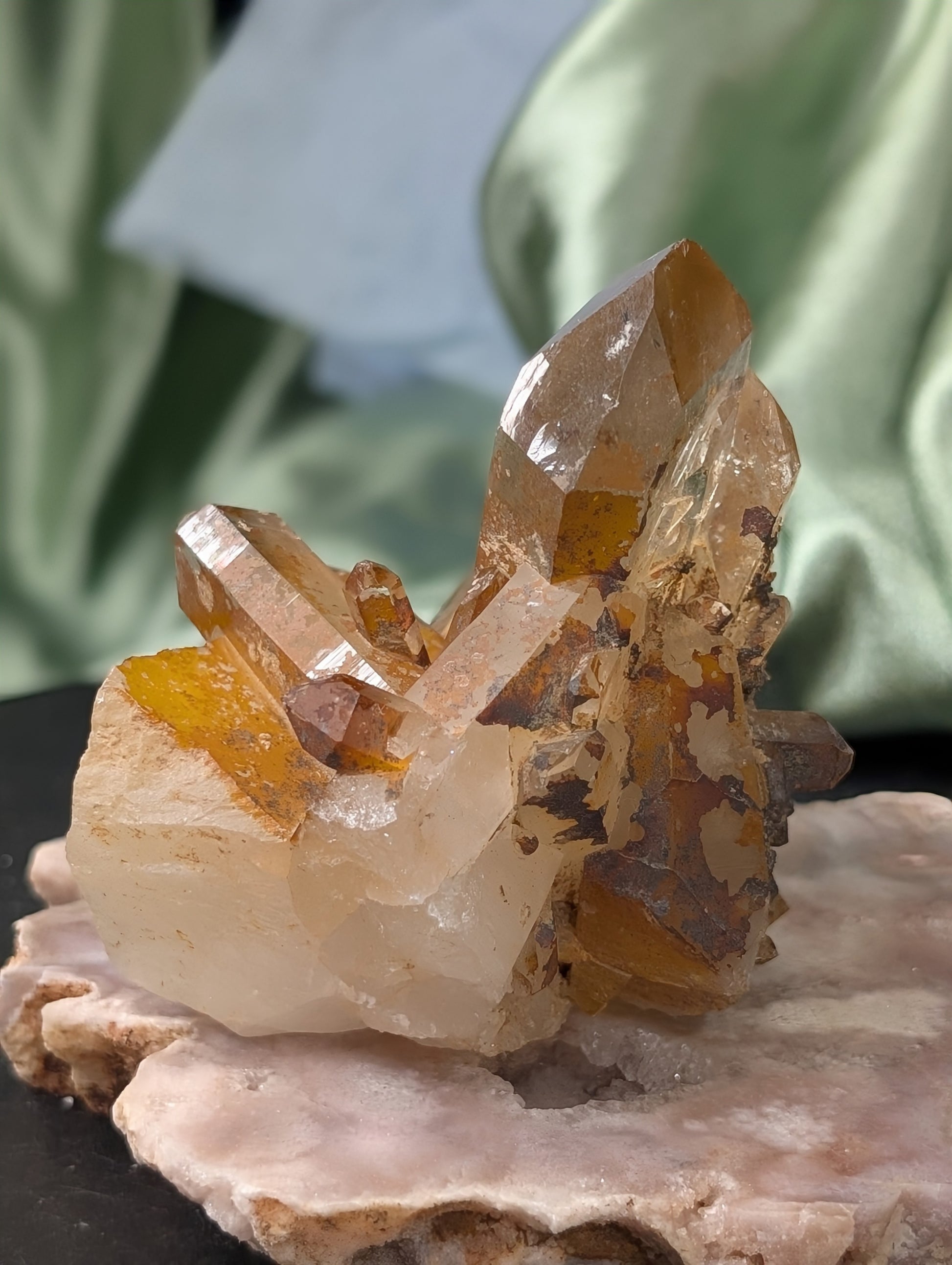 Raw Smoky Citrine Cluster Specimen 1C