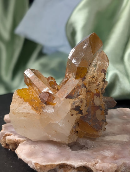 Raw Smoky Citrine Cluster Specimen 1C
