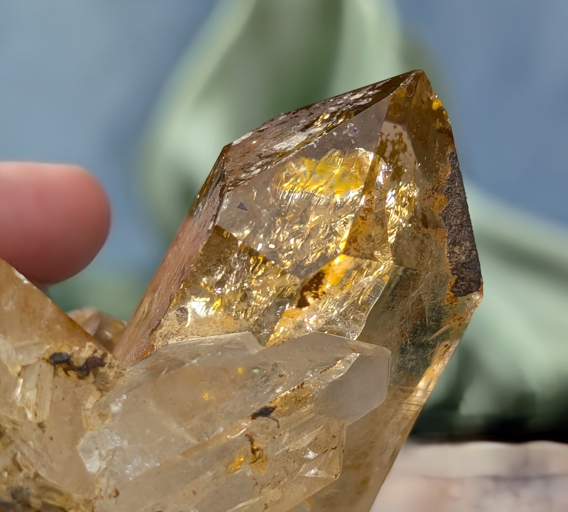 Raw Smoky Citrine Cluster Specimen 1E