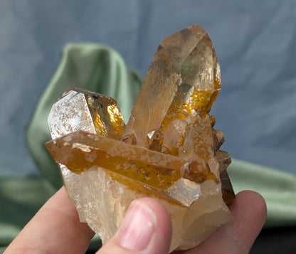Raw Smoky Citrine Cluster Specimen 1F