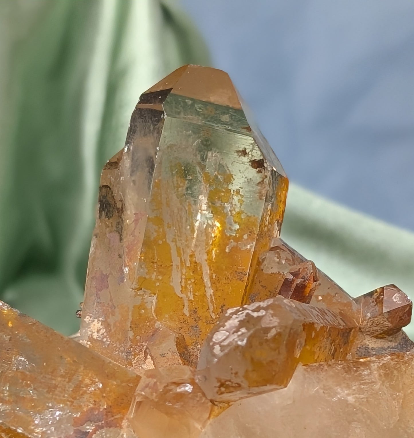 Raw Smoky Citrine Cluster Specimen 1G