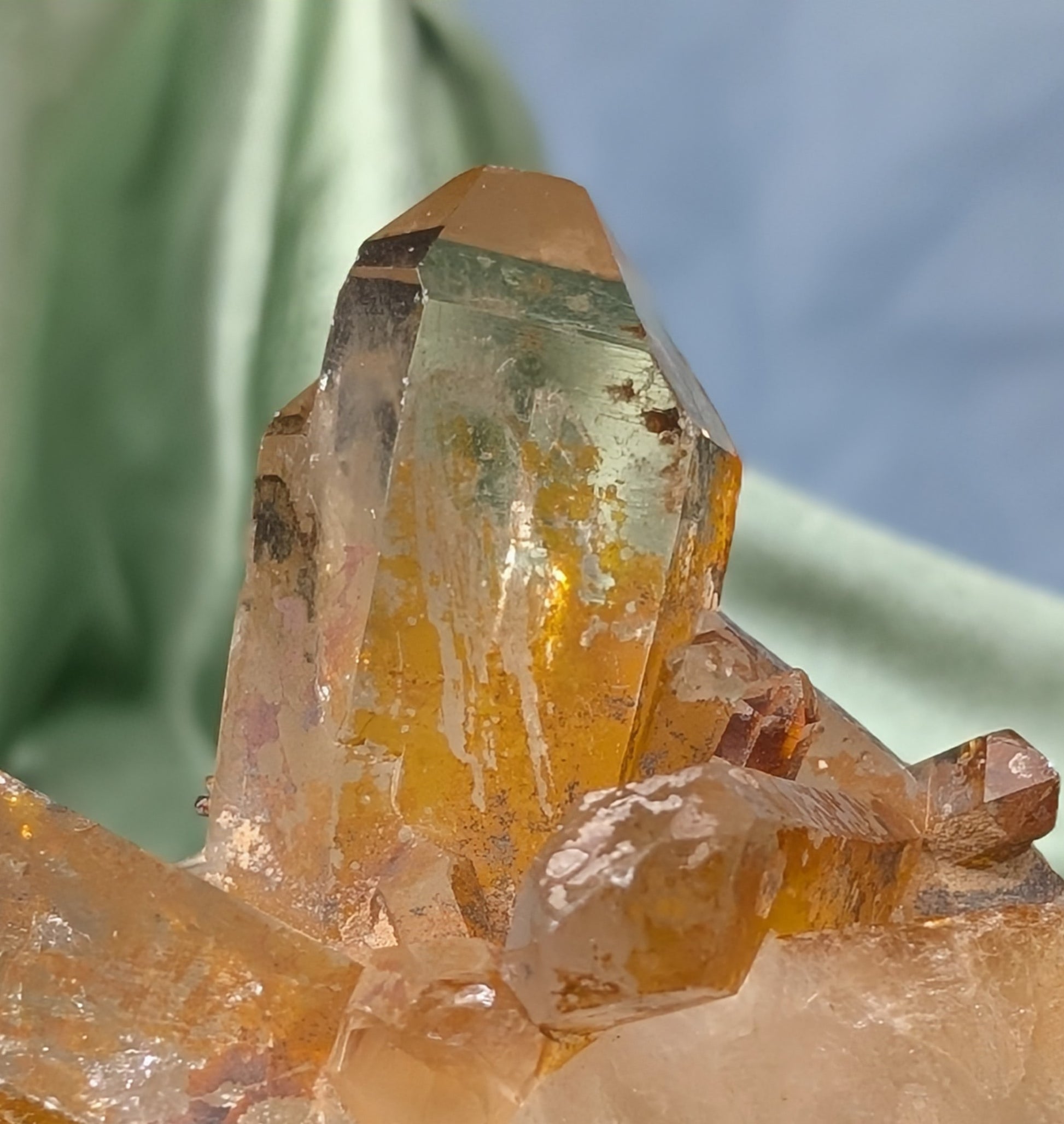 Raw Smoky Citrine Cluster Specimen 1G