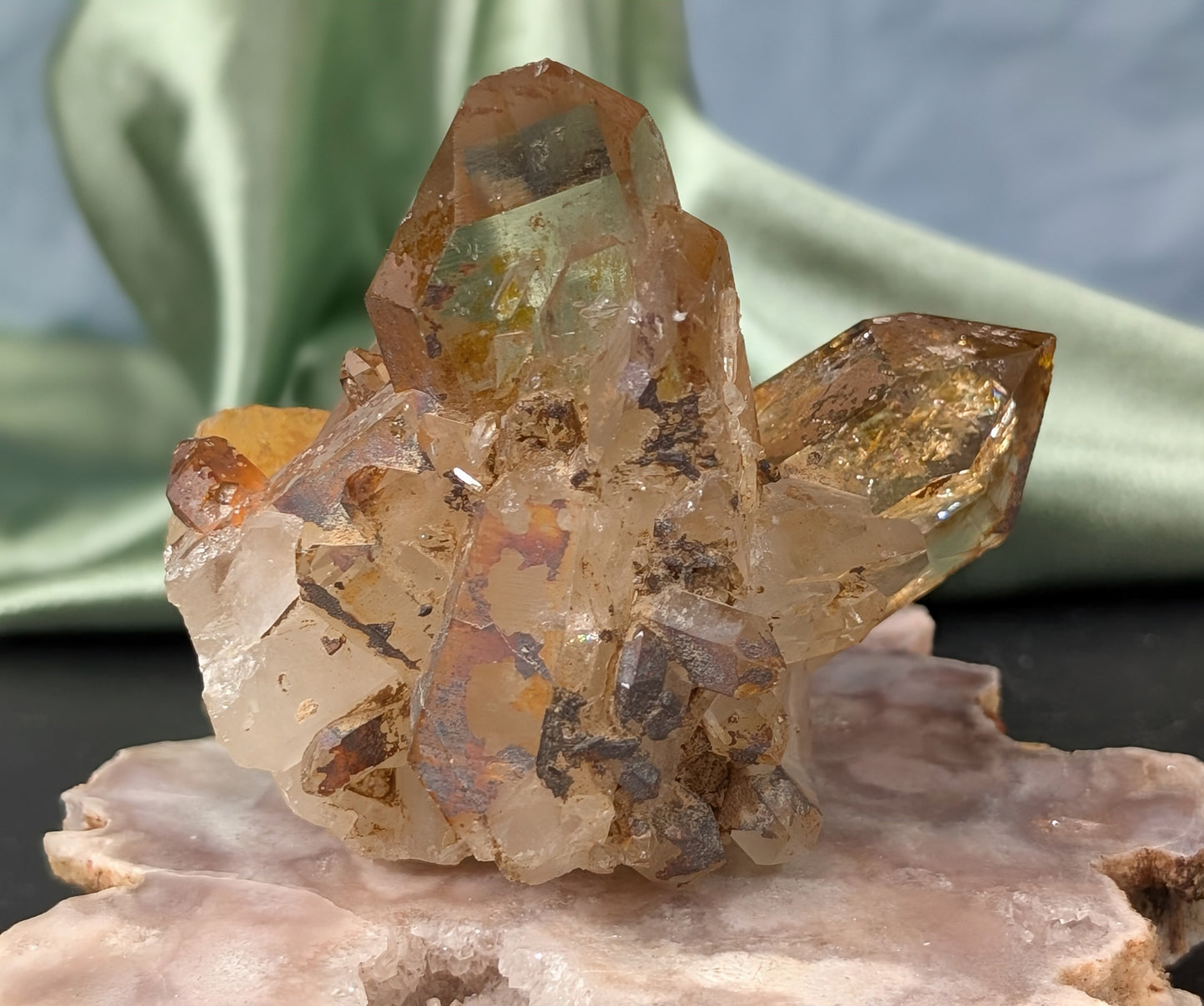 Raw Smoky Citrine Cluster Specimen 1I