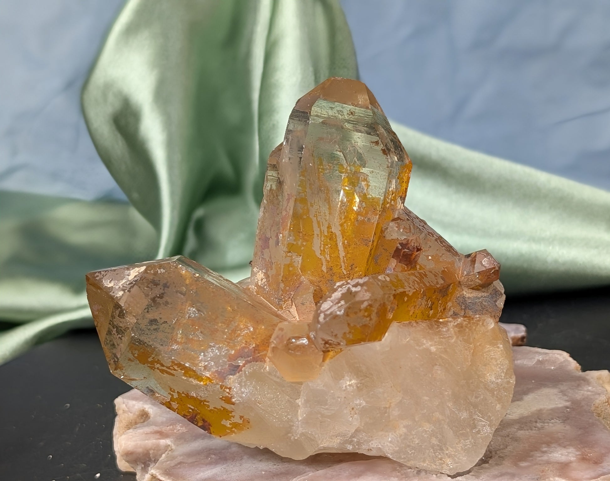 Raw Smoky Citrine Cluster Specimen 1O