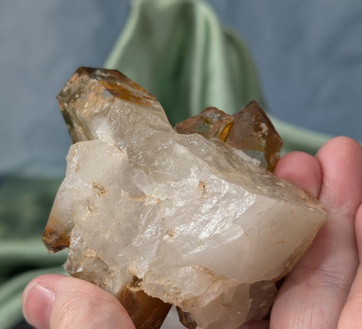 Raw Smoky Citrine Cluster Specimen 1S