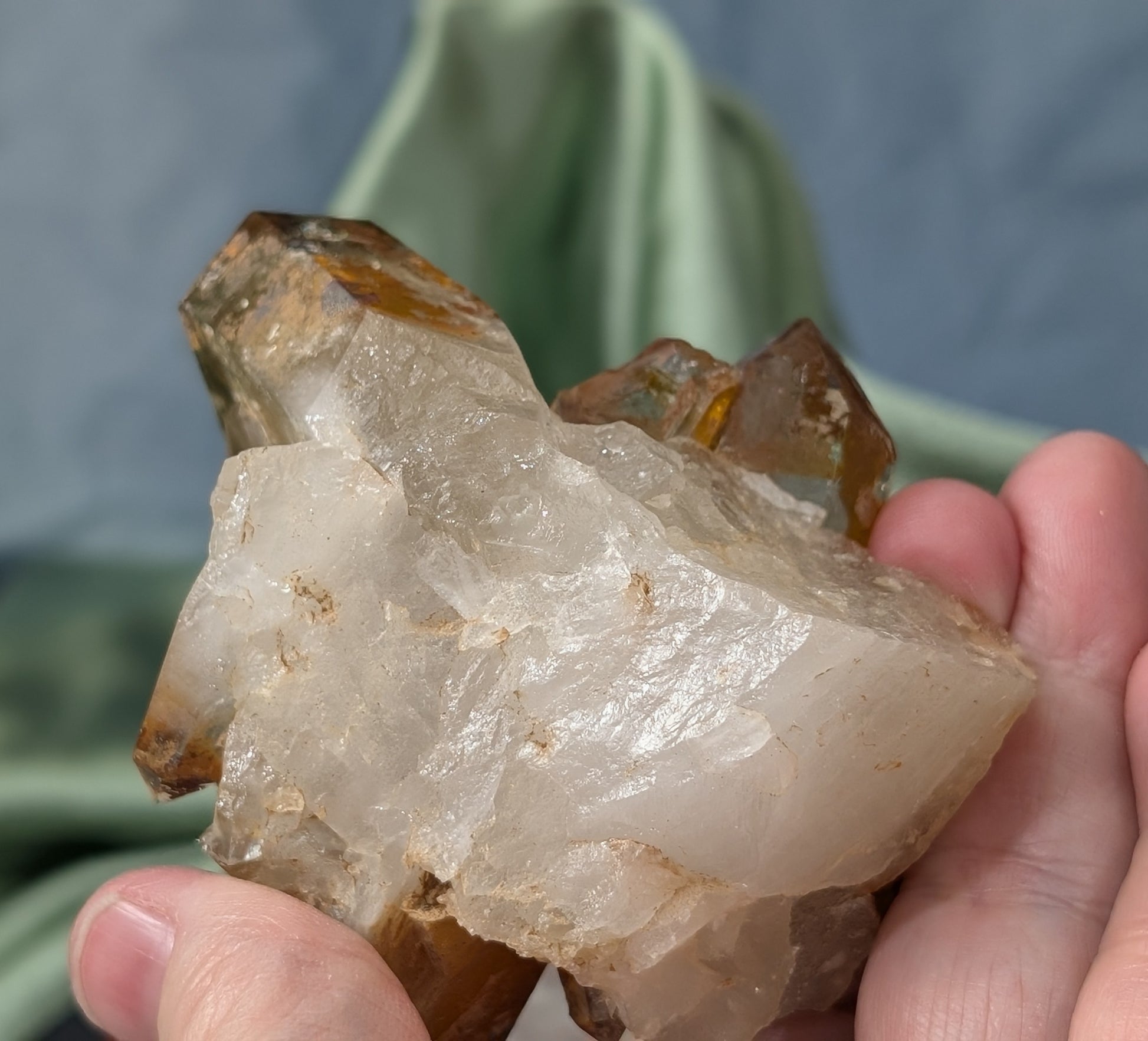 Raw Smoky Citrine Cluster Specimen 1S