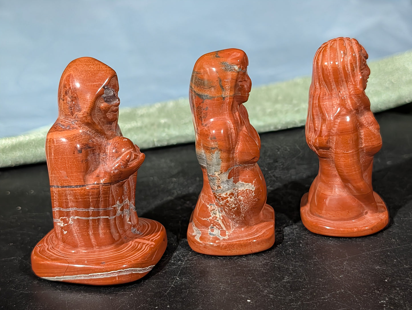 Red Jasper Maiden Mother Crone Set 1C