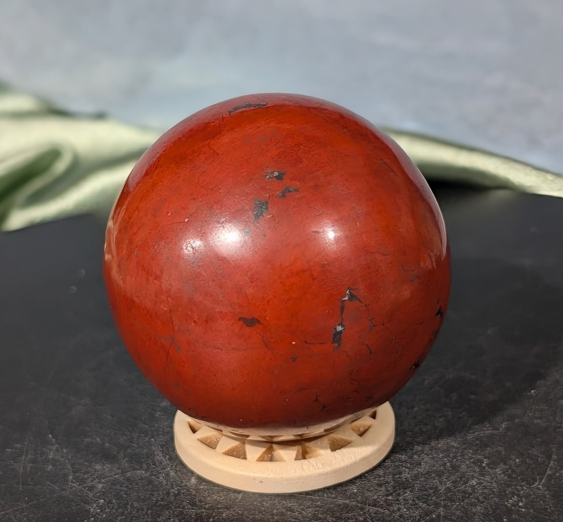 Red Jasper Sphere