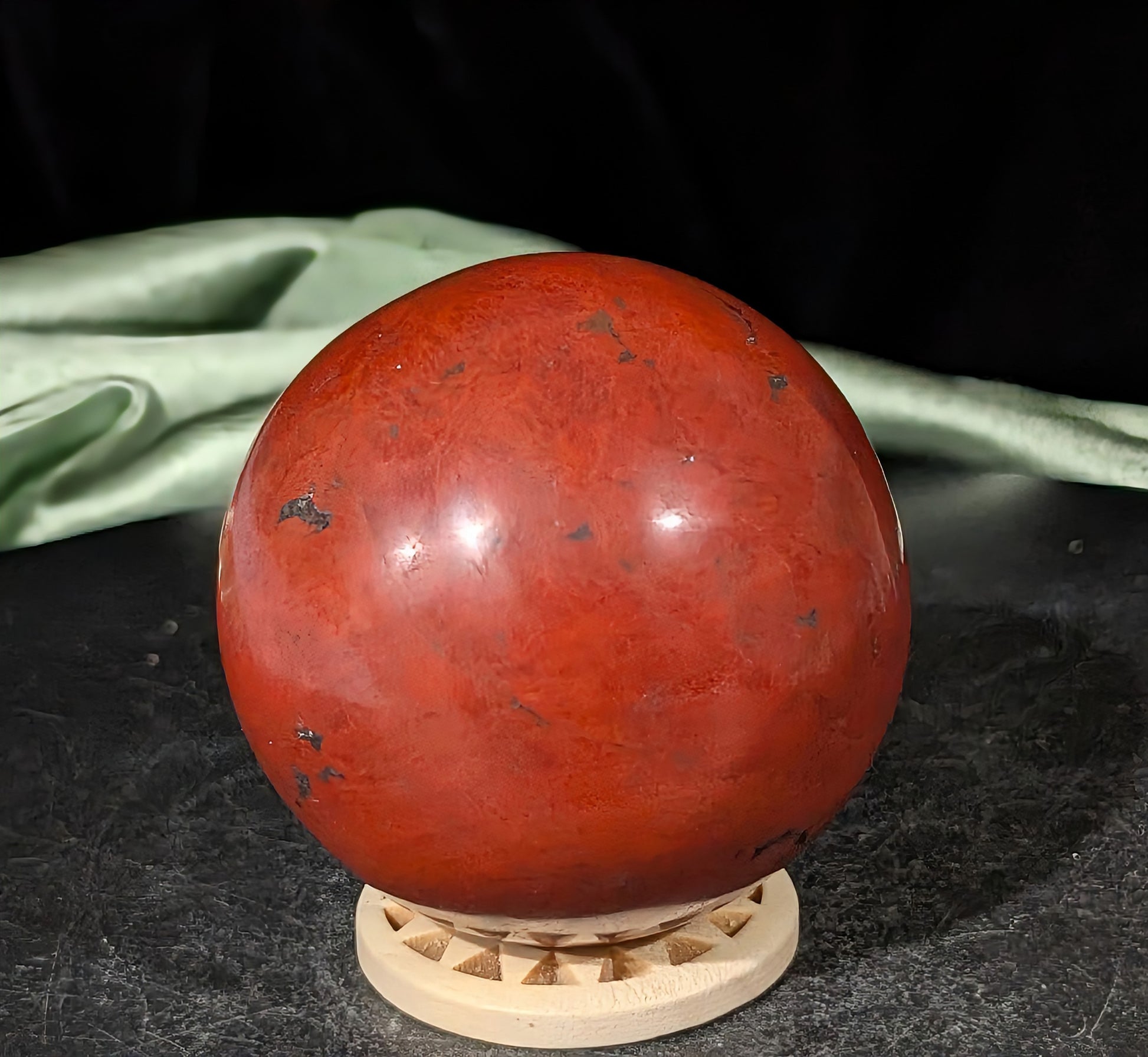 Red Jasper Sphere