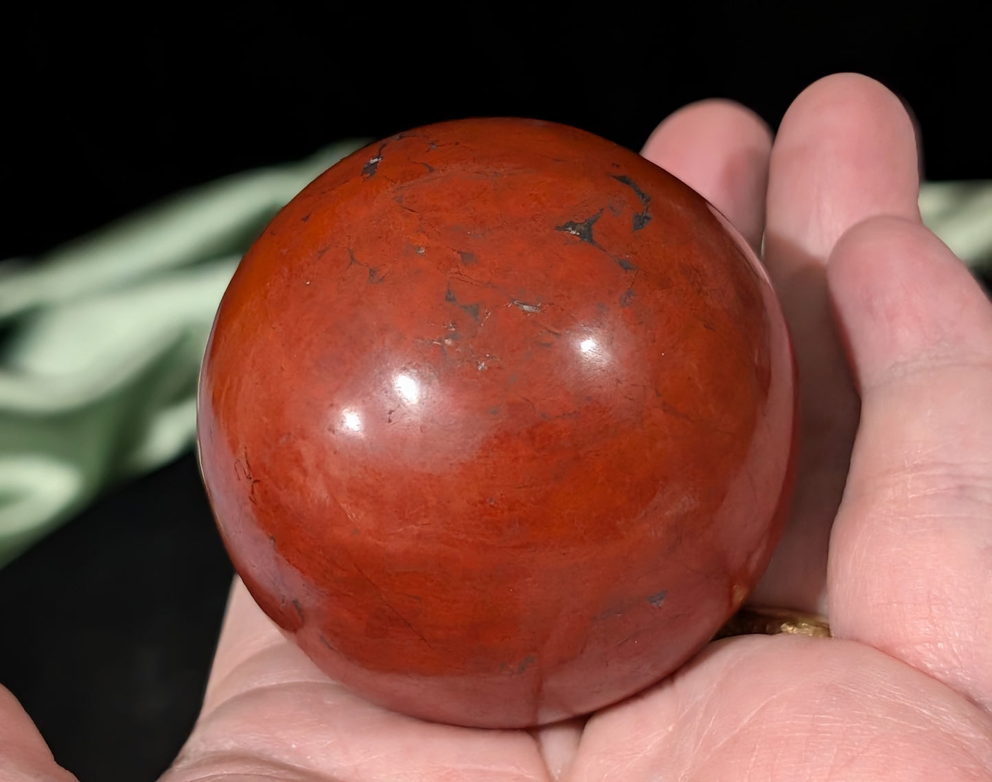 Red Jasper Sphere