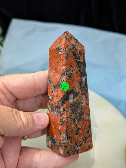 Red Larvikite Tower
