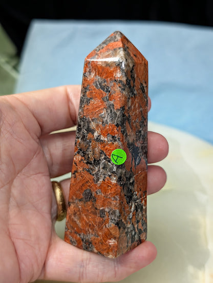 Red Larvikite Tower