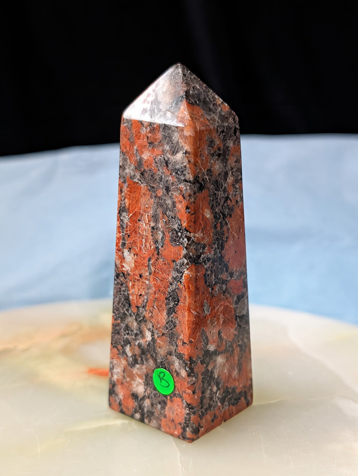 Red Larvikite Tower