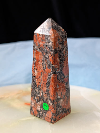 Red Larvikite Tower