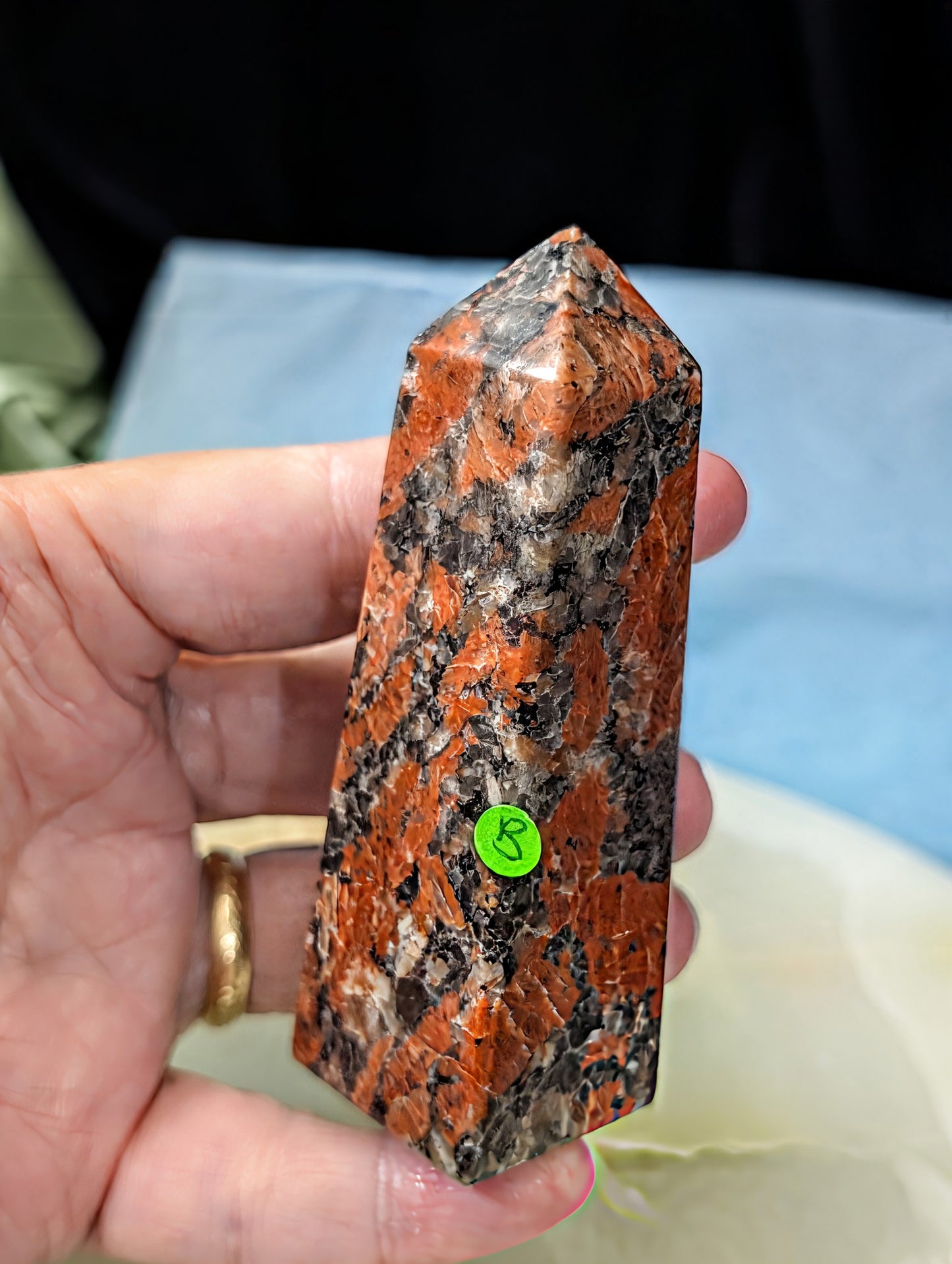 Red Larvikite Tower