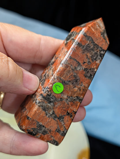 Red Larvikite Tower