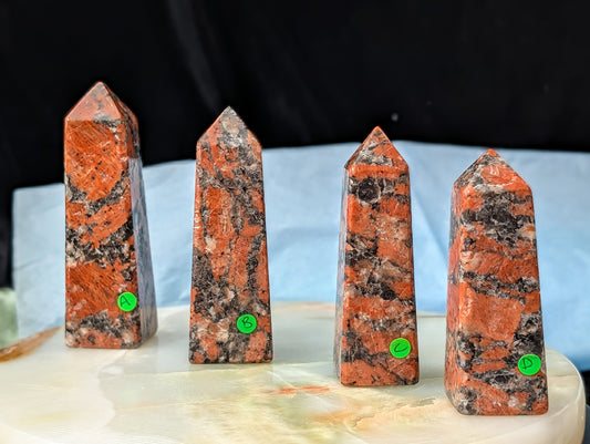 Red Larvikite Towers