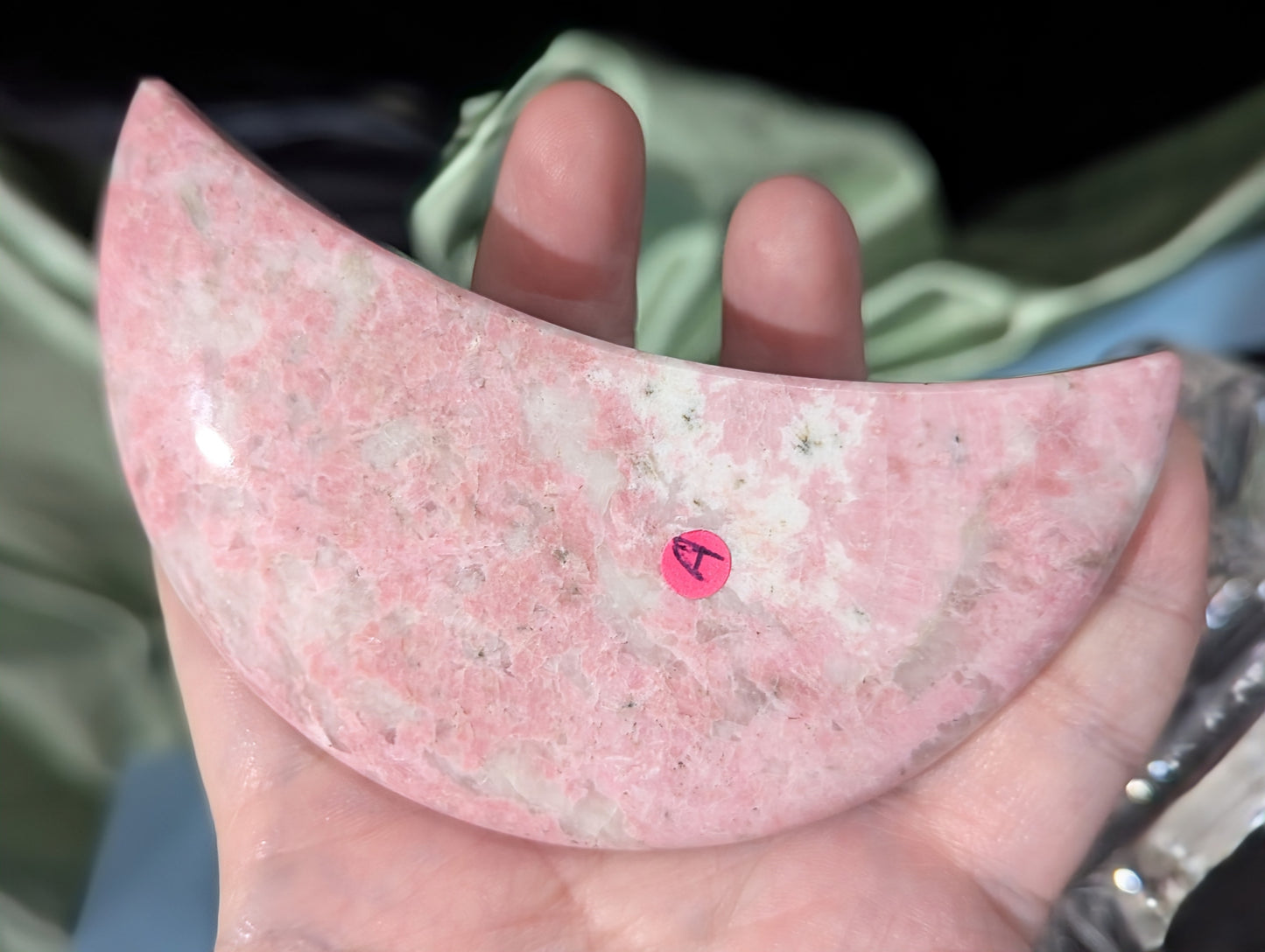Rhodochrosite Moon